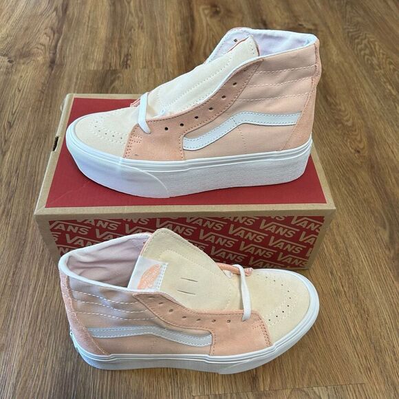 VANS Sk8-hi top tapered platform lace up shoes sneakers women’s 8 new - Picture 7 of 7